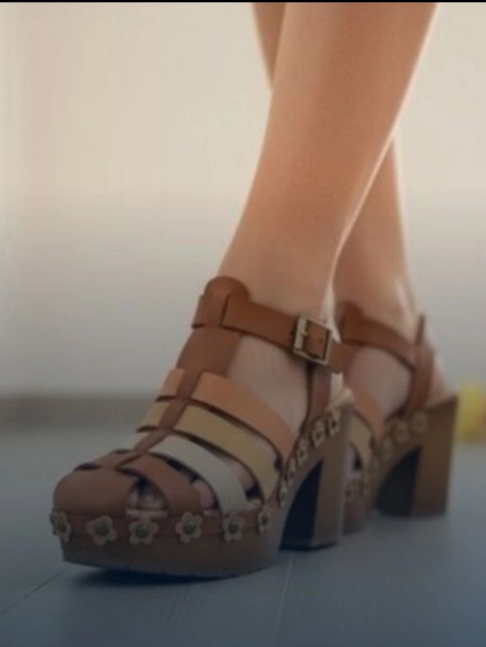 NWT! Kork-Ease Tan Willow Strappy Chunky Heel Platform Sandals Size 11M